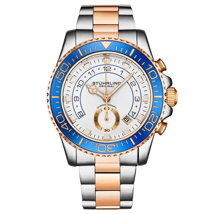 Brigadier Quartz Chronograph 42mm Diver- Two Tone